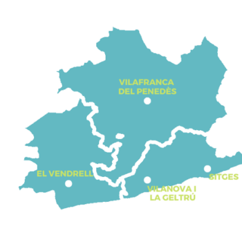 Mapa Penedes Garraf